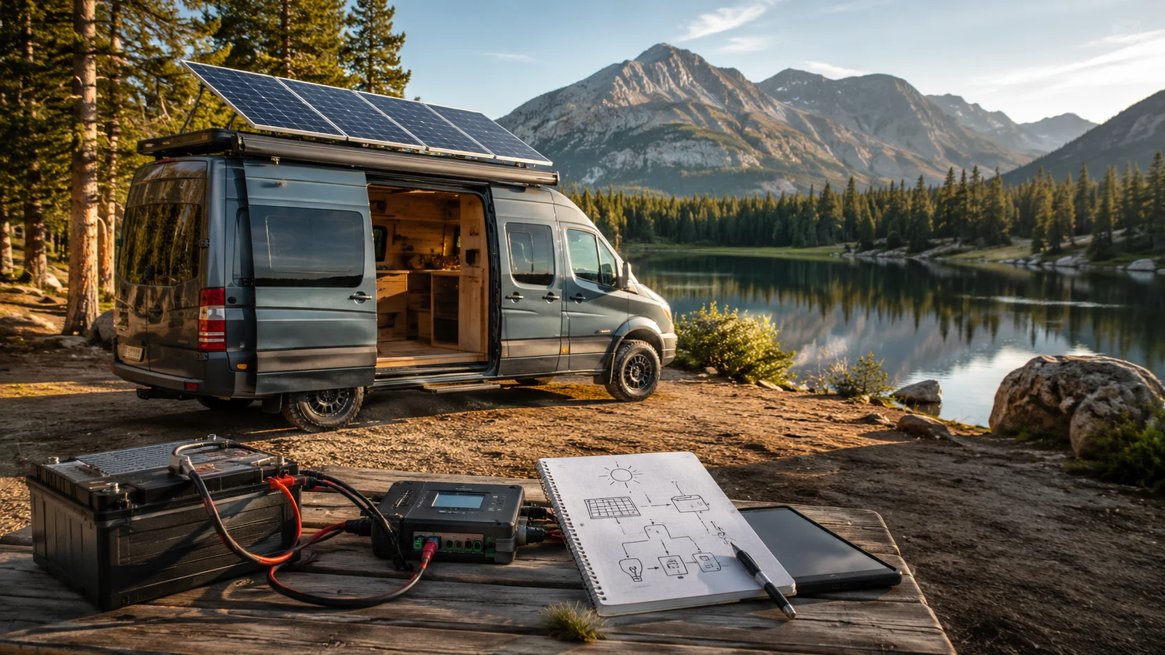 Cuántas placas solares necesita una camper y cómo calcular los vatios