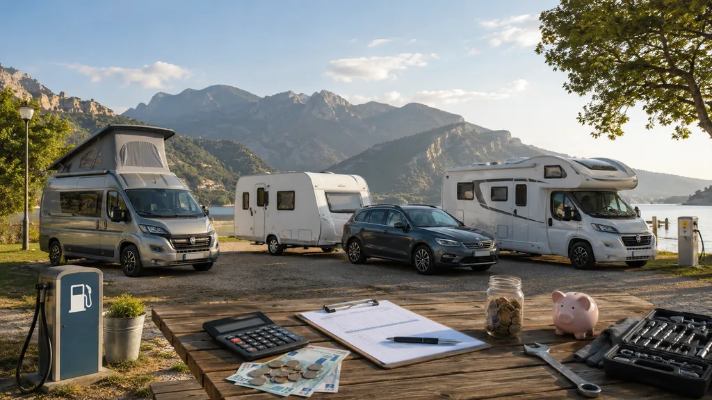 Camper, caravana y autocaravana con calculadora y gastos de mantenimiento