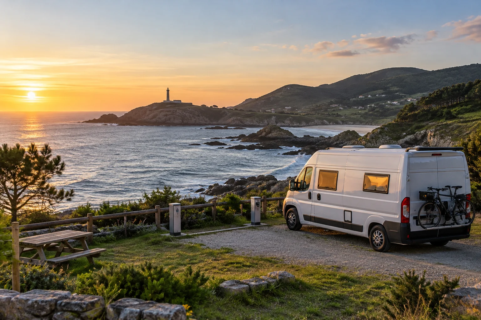 Dónde pernoctar en Galicia con camper o autocaravana: 8 áreas [2026]